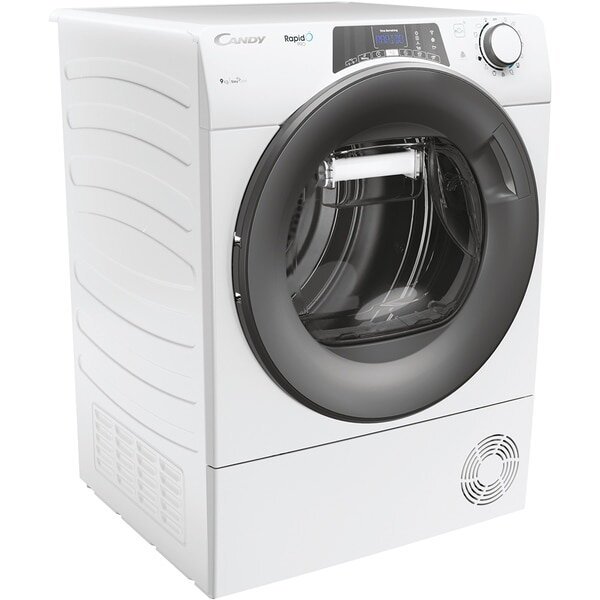 Uscator de rufe Candy RPE H9A2TRE-S RapidÓ PRO, Pompa de caldura, 9 Kg, Class A++, Alb, Wi-Fi + Bluetooth